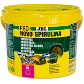 JBL PRONOVO SPIRULINA FLAKES M 5,5 L -Осн. храна за растител. риби на люспи Spirulina размер М за рибки 8 – 20 см